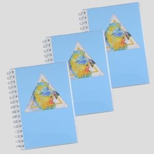 Miliko Rumble Fish Triangle 3 Notebooks(Dot Grid)